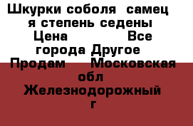 Шкурки соболя (самец) 1-я степень седены › Цена ­ 12 000 - Все города Другое » Продам   . Московская обл.,Железнодорожный г.